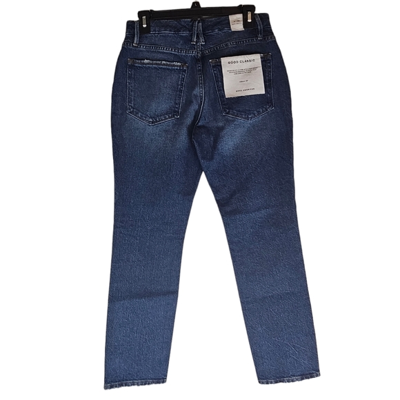 Good American Good Classic Blue Skinnyish Fit Jeans 26 NWT - Picture 7 of 8